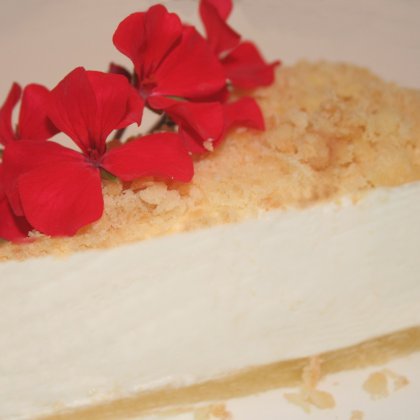 עוגת גבינה פירורים