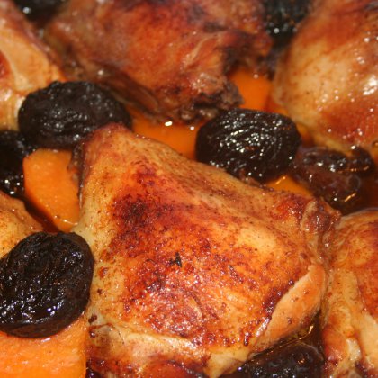 עוף בשזיפים