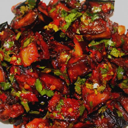 סלט חצילים באריסה