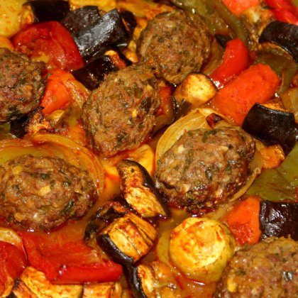 קבב טורקי עם ירקות נימוחים