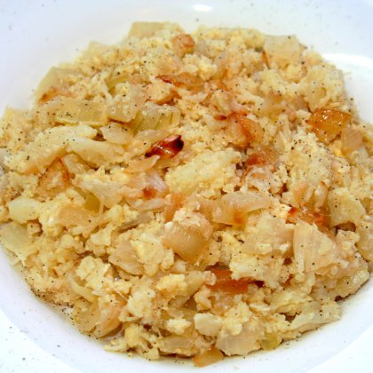 תבשיל כרובית בבצל