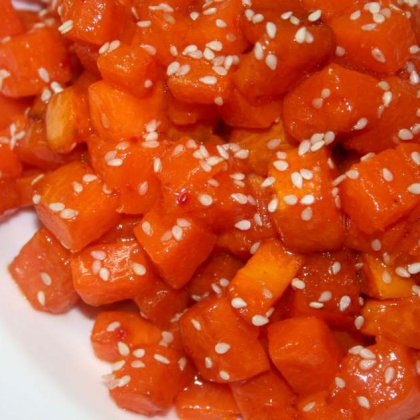 סלט דלעת ברוטב צ