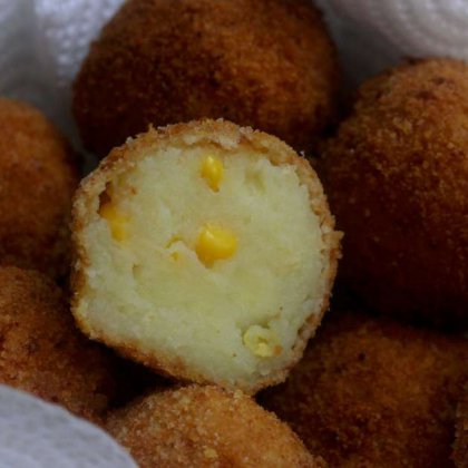 כדורי פירה ותירס