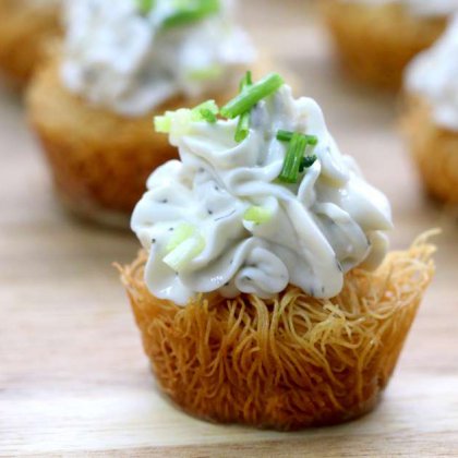 קדאיף וגבינת שמנת שום שמיר