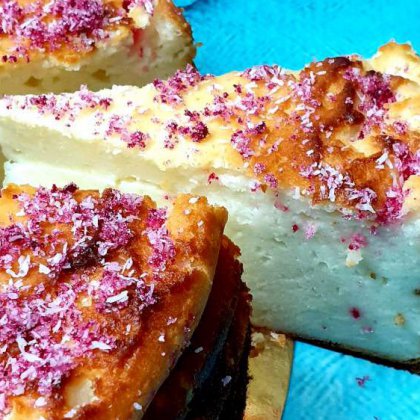 עוגת גבינה ללא סוכר