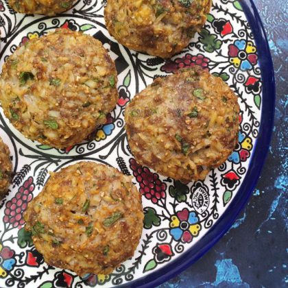 קציצות בשר וכרובית אפויות