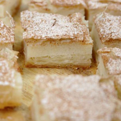 מאפה בוגצה במילוי ריקוטה – מתכון יווני